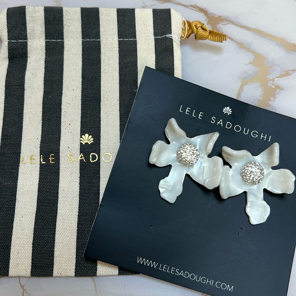 Lele Sadoughi earrings medium size